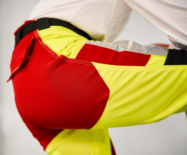 Hose Rescue EVO warngelb / mittelrot, PSA 2 – Bild 5