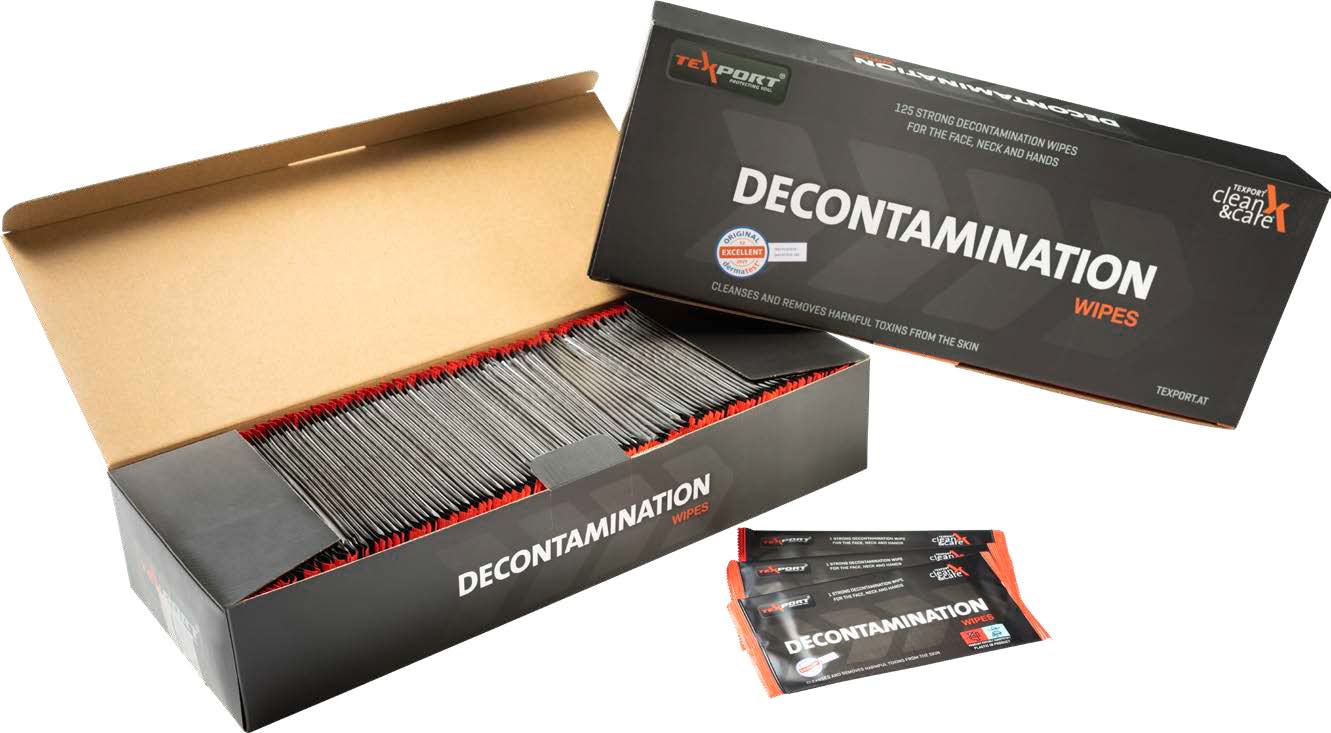 Texport Decontamination Wipes Reinigungstücher