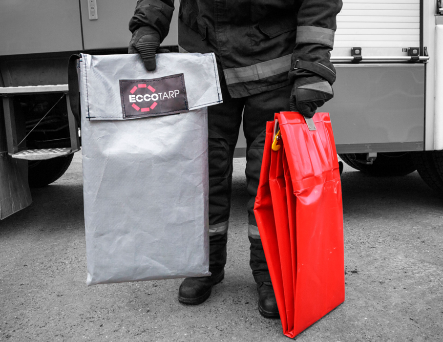 Eccotarp Faltbare Auffangwanne mit Tasche, 100x100 cm – Bild 5